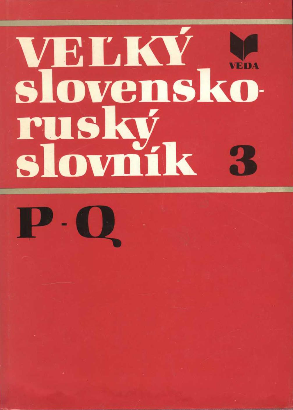 Veľký slovensko ruský slovník 3