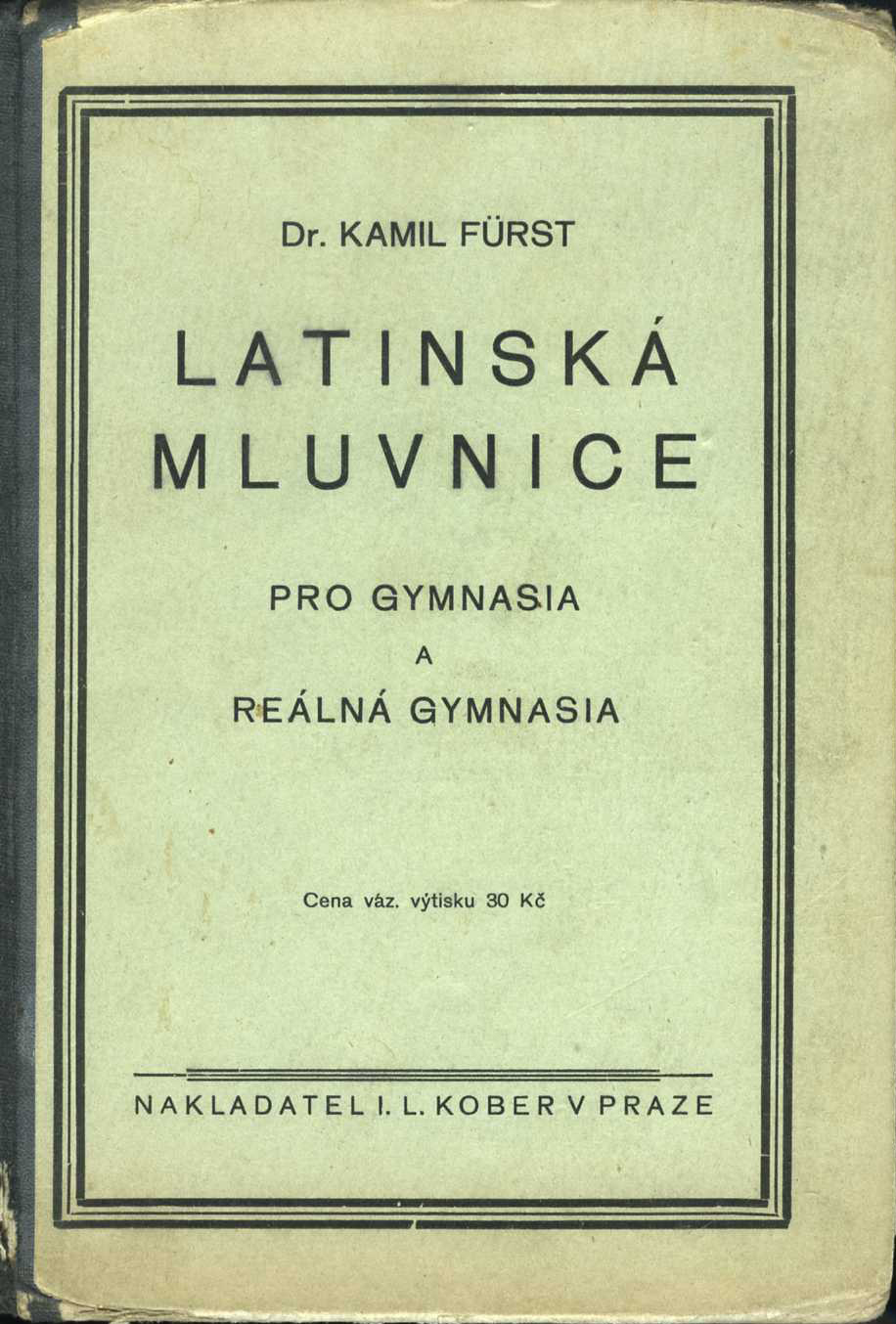 Latinská mluvnice (Kamil Fürst)