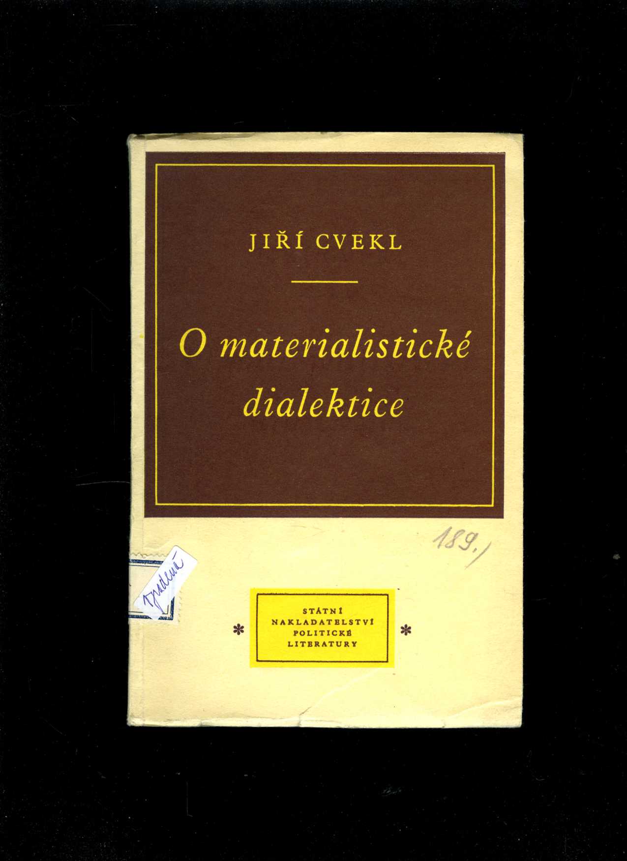 O materialistické dialektice (Jiří Cvekl)