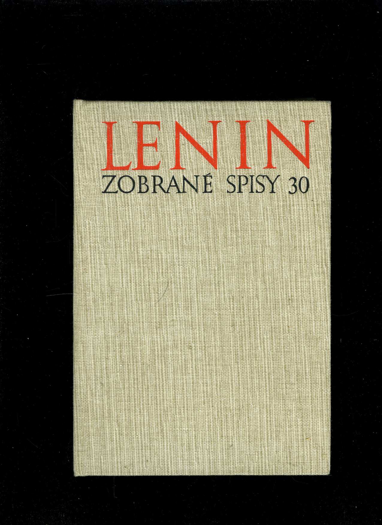 Lenin - Zobrané spisy 30