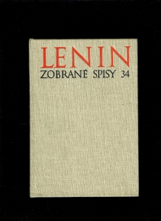 Lenin - Zobrané spisy 34